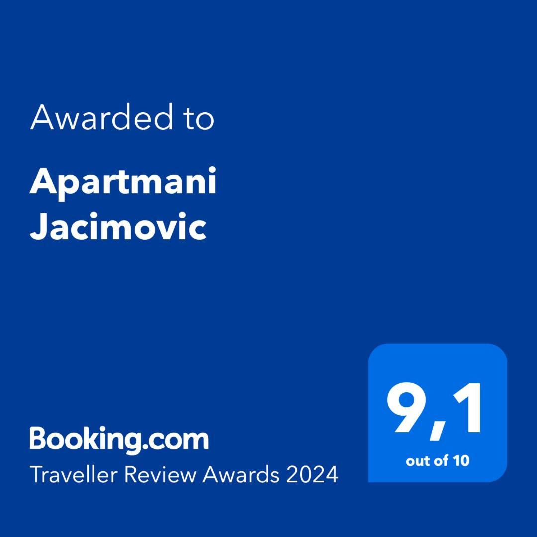 Apartmani Jacimovic Čanj Zewnętrze zdjęcie